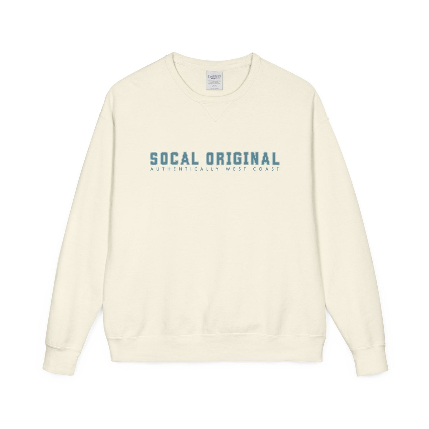 SoCal Original Collegiate Logo Unisex ComfortWash® Garment Dyed Crewneck Sweatshirt
