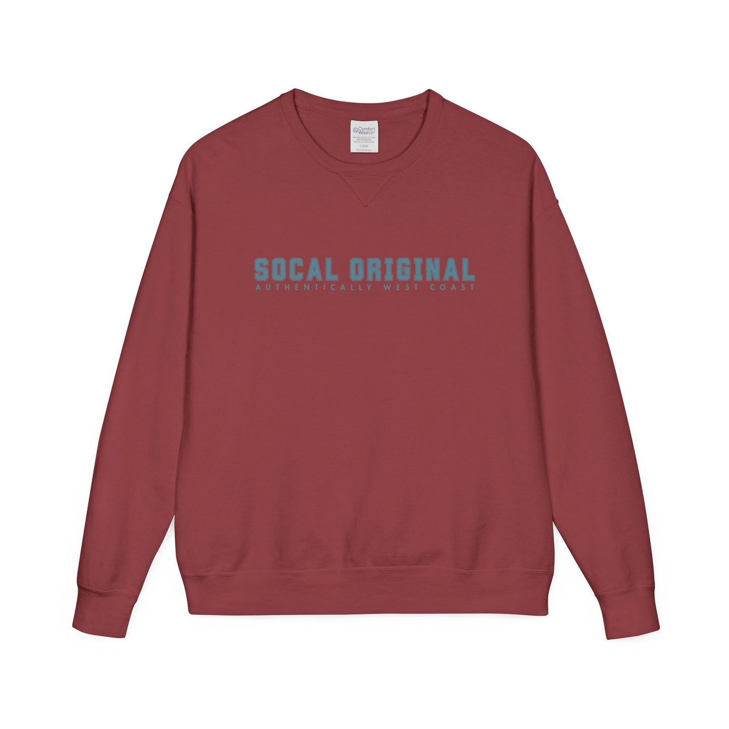 SoCal Original Collegiate Logo Unisex ComfortWash® Garment Dyed Crewneck Sweatshirt