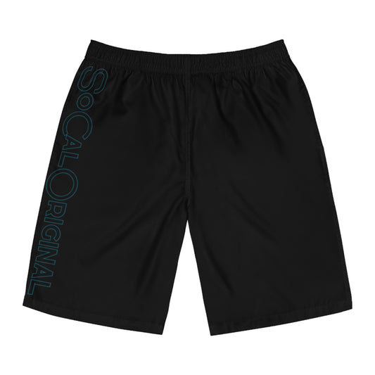 Tonal Logo Men's Board Shorts (AOP)