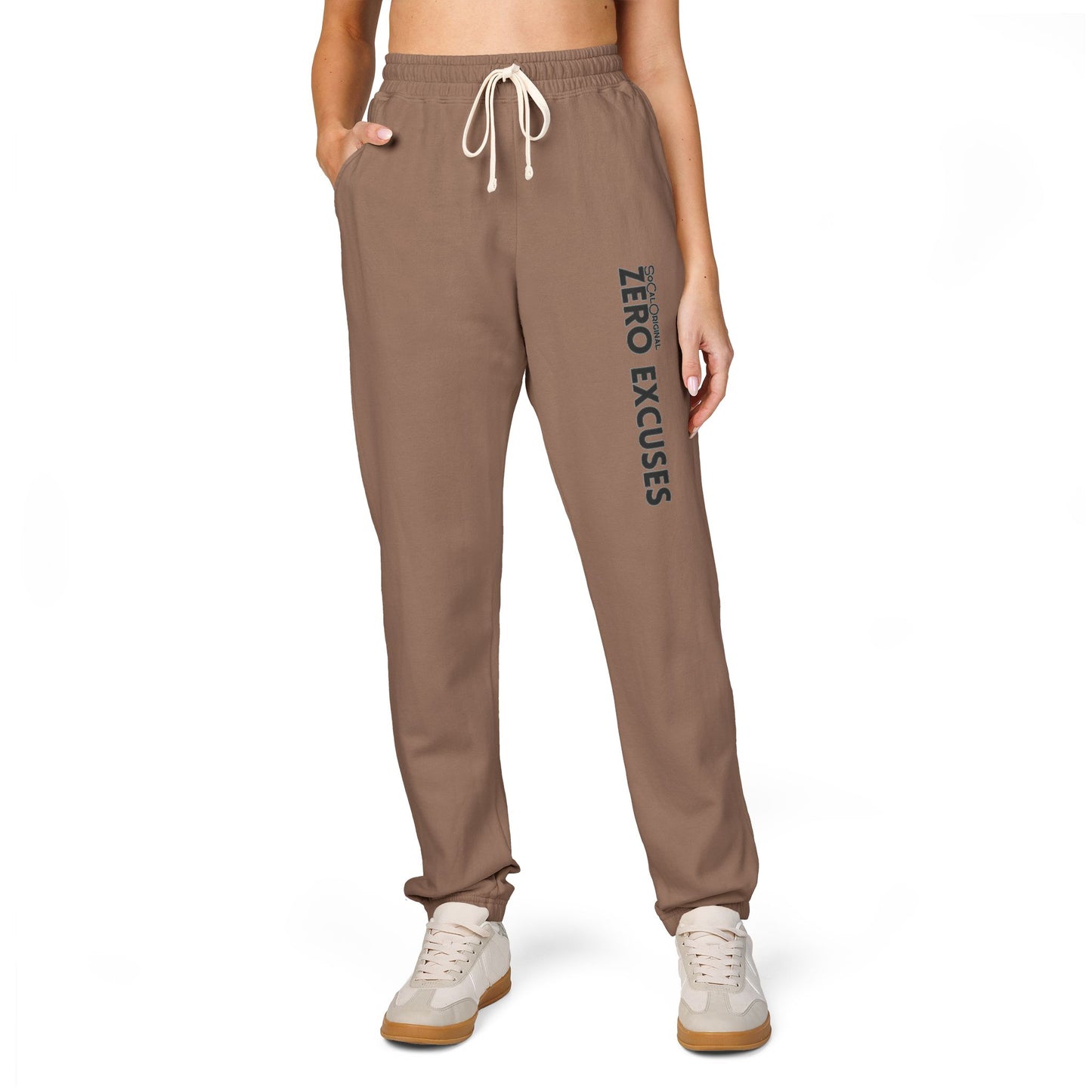 Zero Excuses Unisex Garment-Dyed Fleece Sweatpants