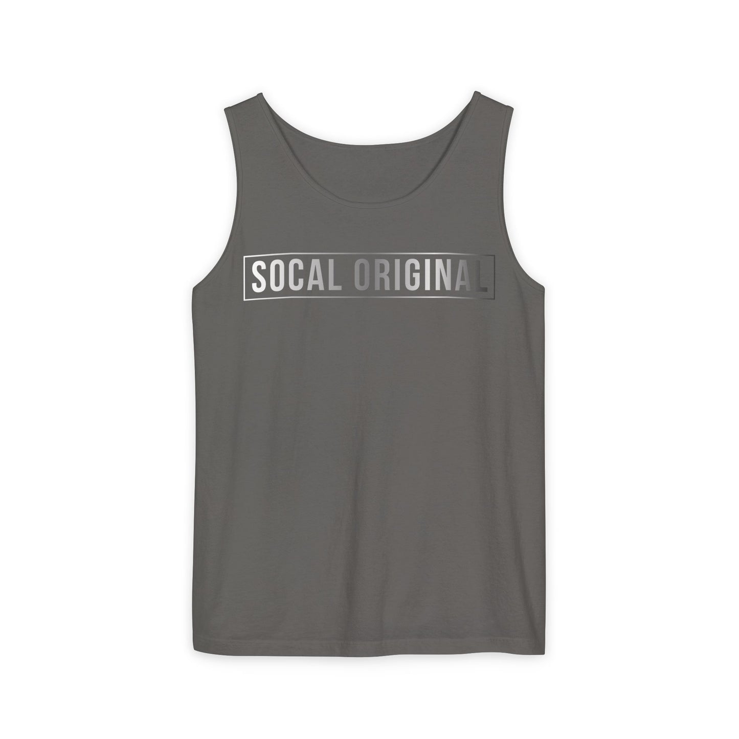 SoCal Original Metal Logo Unisex Garment-Dyed Tank Top