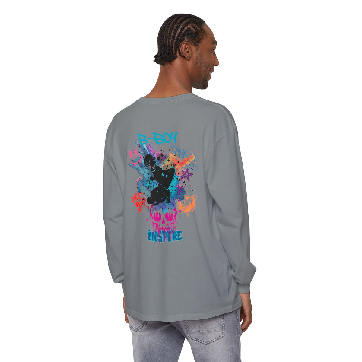 SoCal Original B-Boy Unisex Garment-dyed Long Sleeve T-Shirt