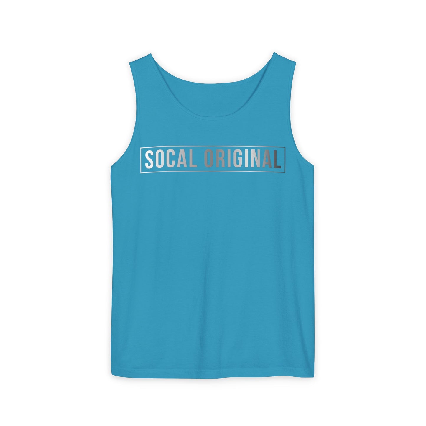 SoCal Original Metal Logo Unisex Garment-Dyed Tank Top