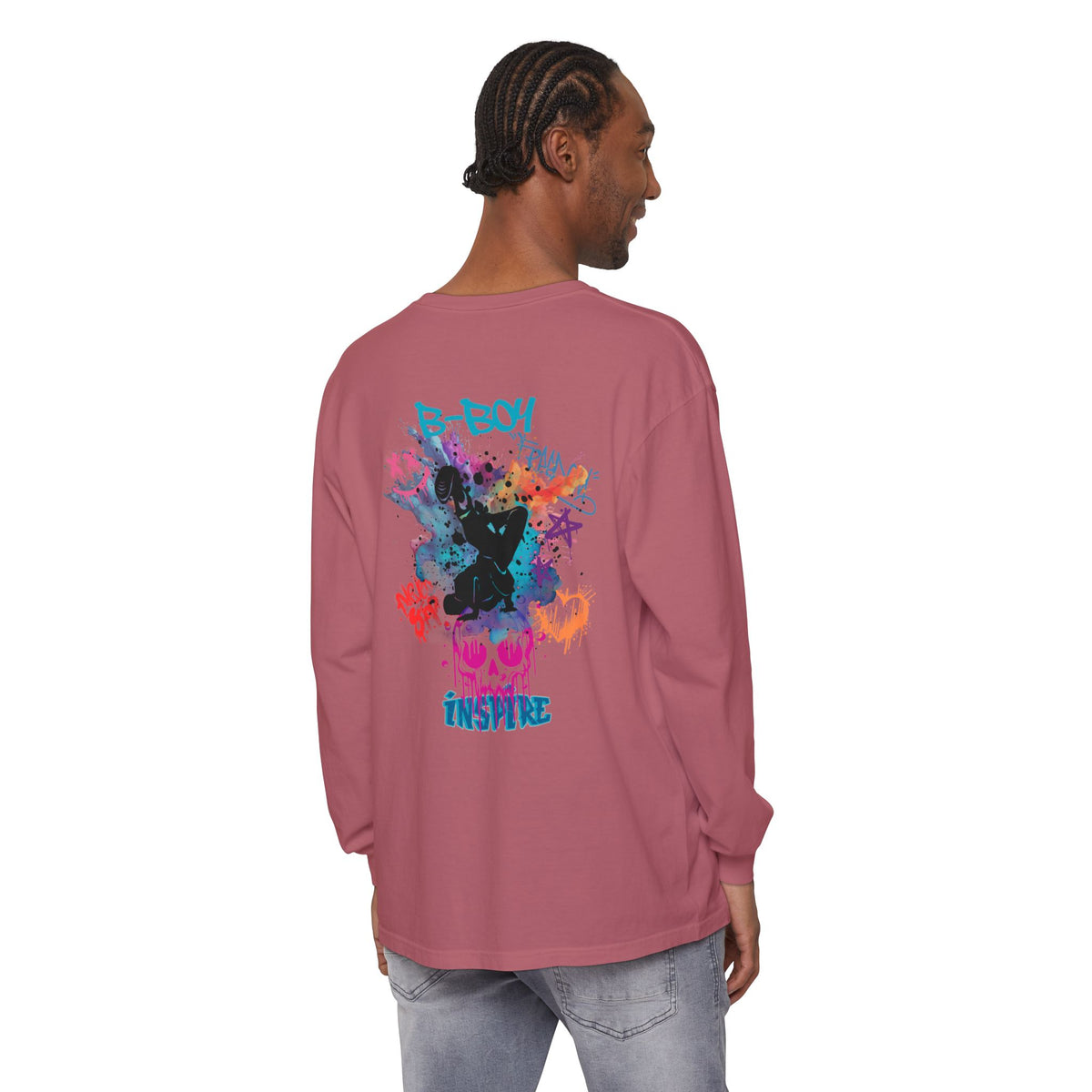 SoCal Original B-Boy Unisex Garment-dyed Long Sleeve T-Shirt