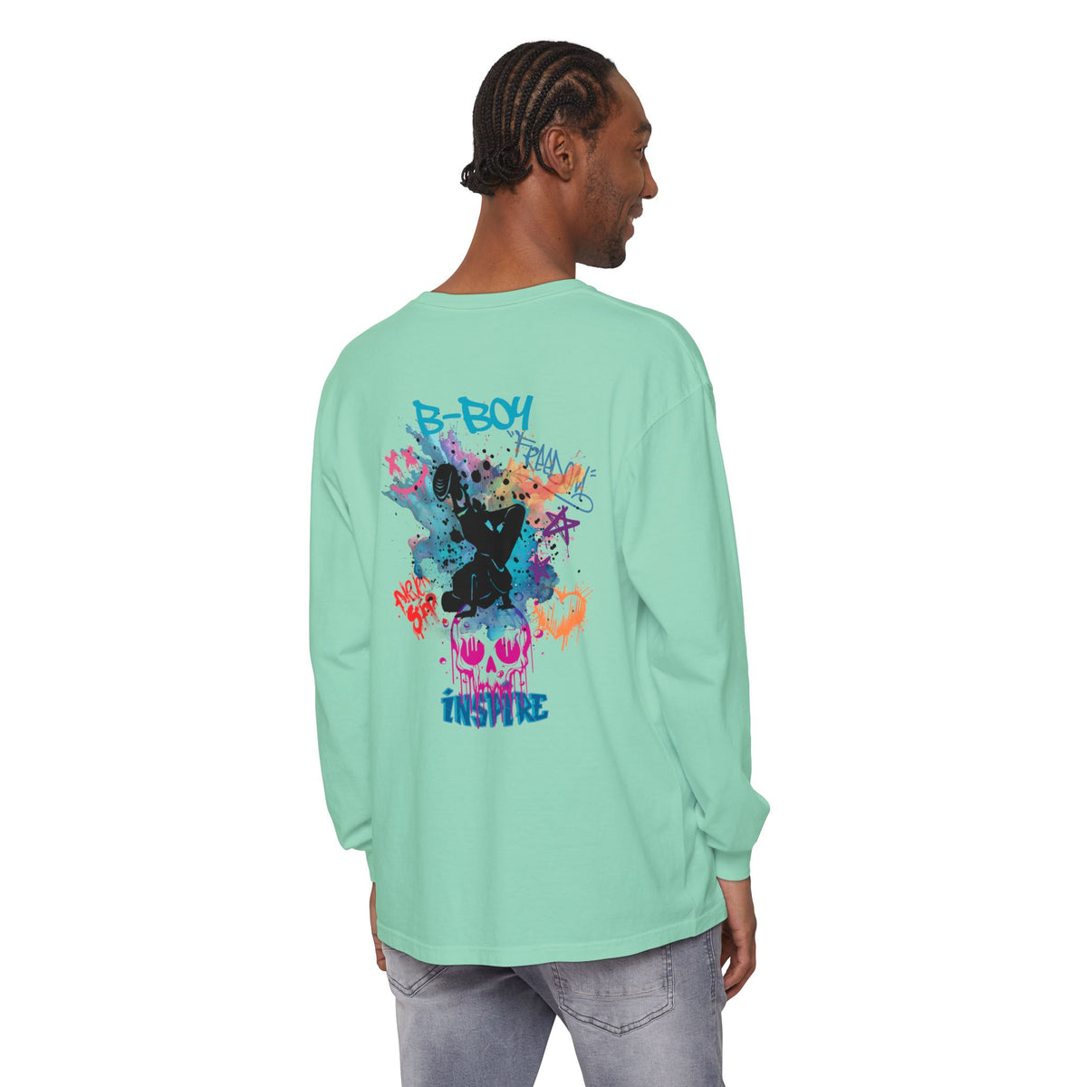 SoCal Original B-Boy Unisex Garment-dyed Long Sleeve T-Shirt