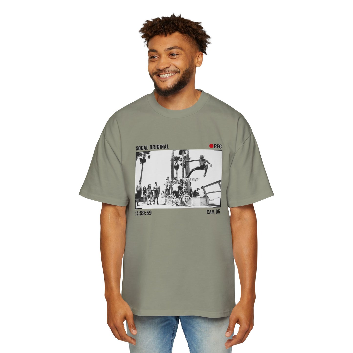 Venice Beach CAM 05 Skate Men's Heavy Oversized Tee