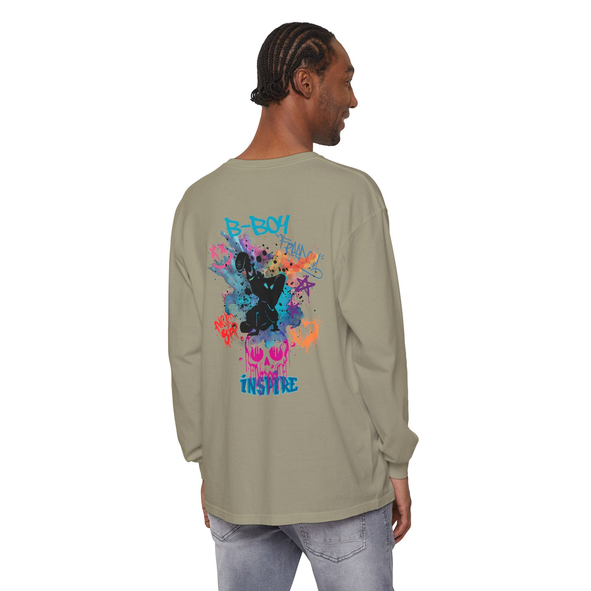 SoCal Original B-Boy Unisex Garment-dyed Long Sleeve T-Shirt