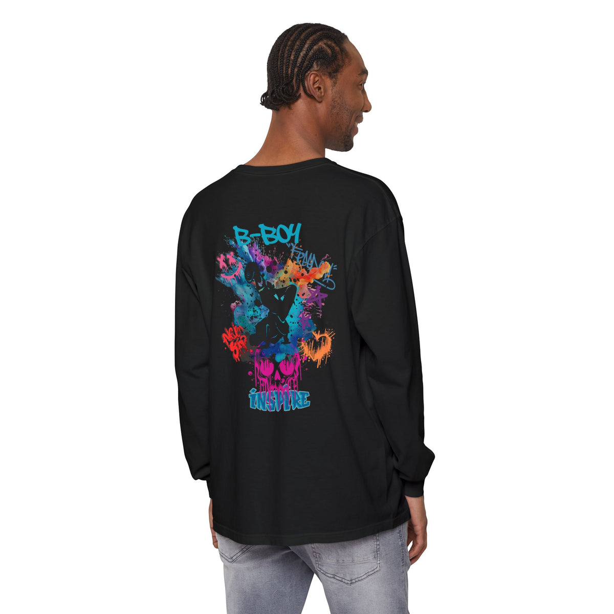 SoCal Original B-Boy Unisex Garment-dyed Long Sleeve T-Shirt