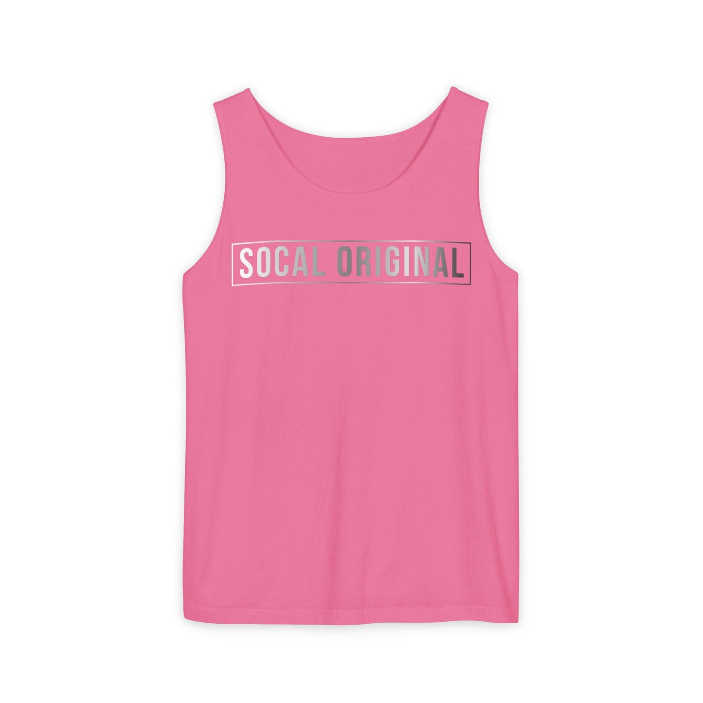 SoCal Original Metal Logo Unisex Garment-Dyed Tank Top