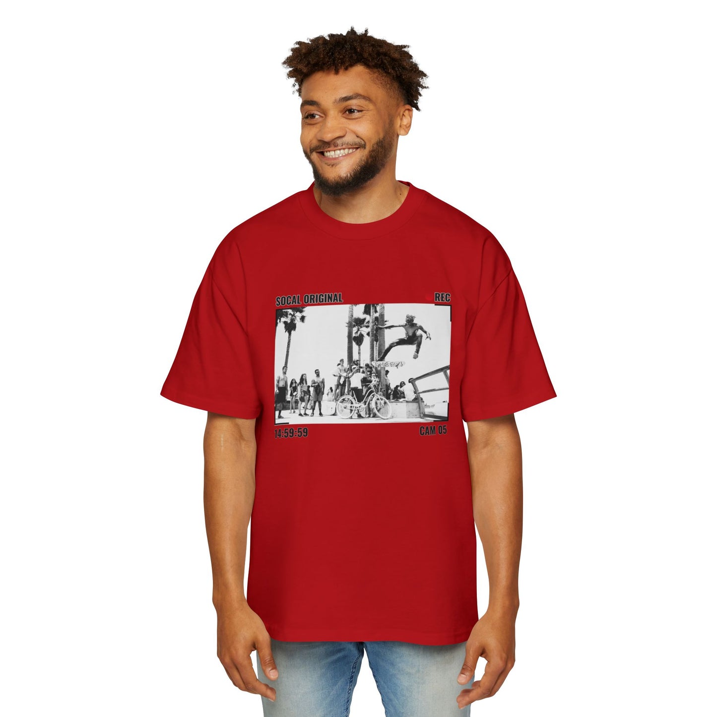 Venice Beach CAM 05 Skate Men's Heavy Oversized Tee