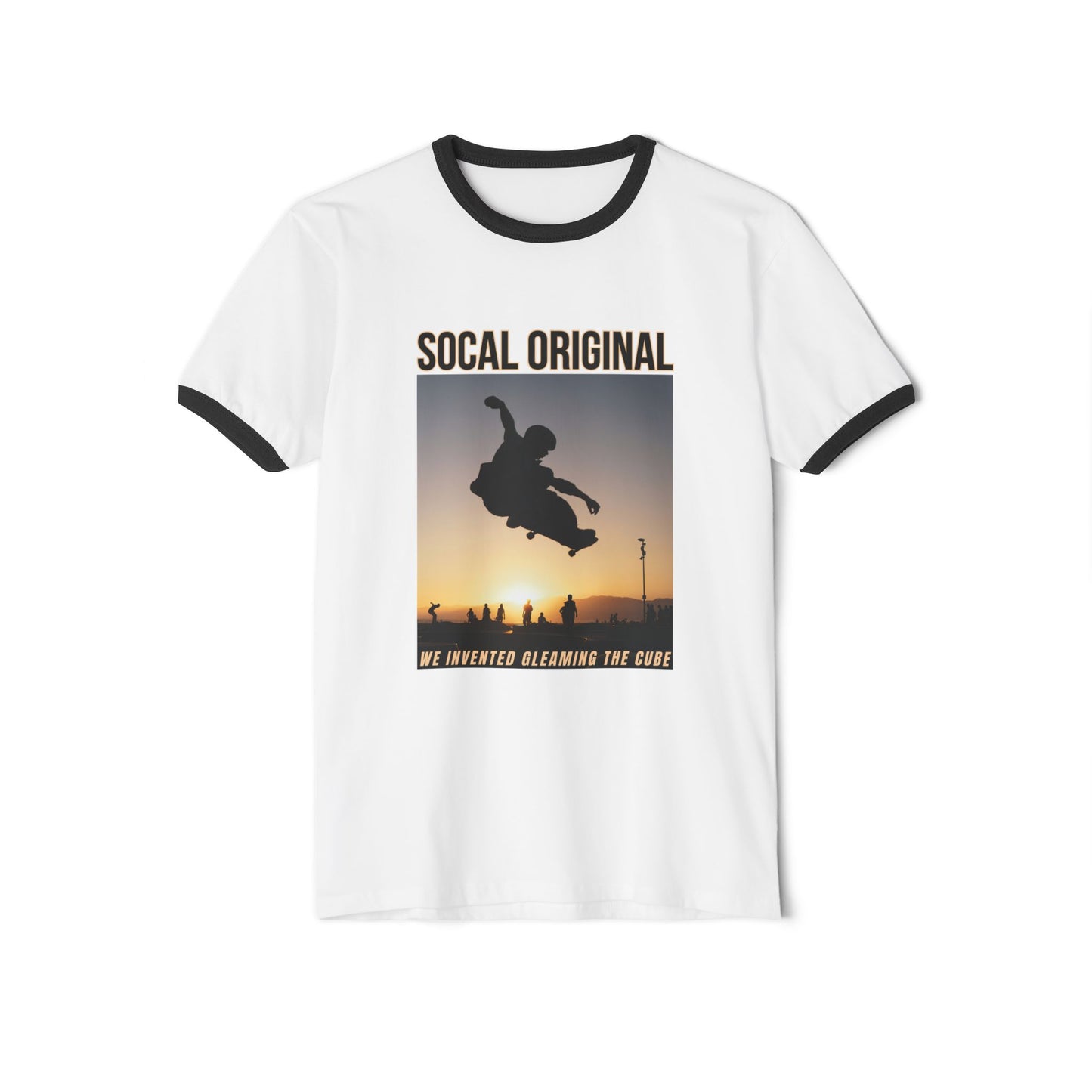 Gleaming the Cube Unisex Cotton Ringer T-Shirt
