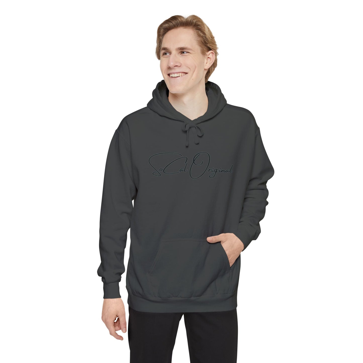 SoCal Original Script Unisex Garment-Dyed Hoodie