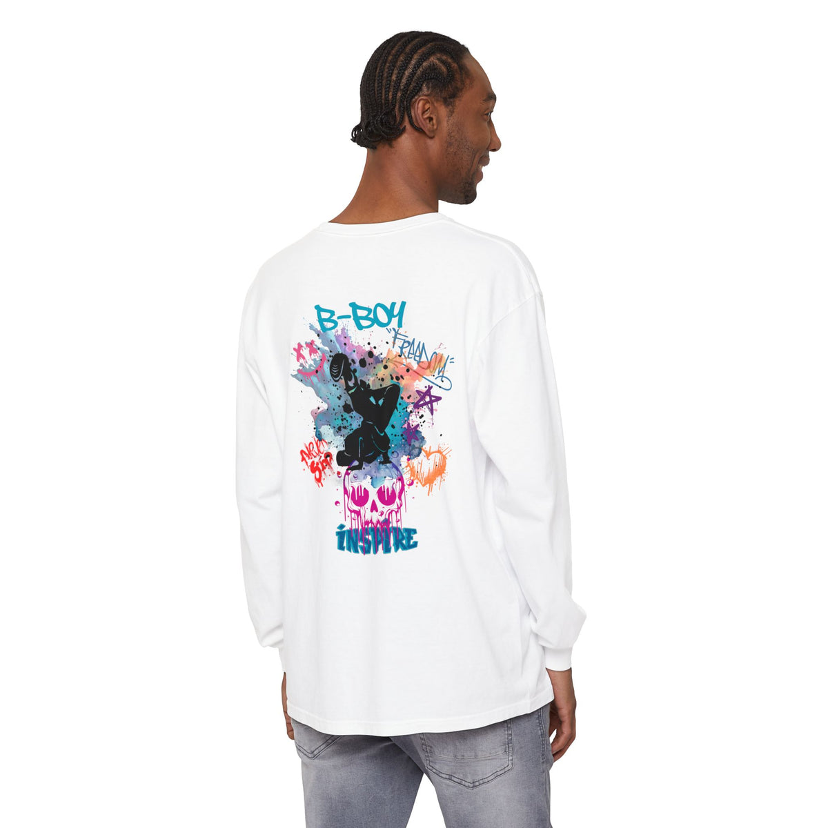 SoCal Original B-Boy Unisex Garment-dyed Long Sleeve T-Shirt