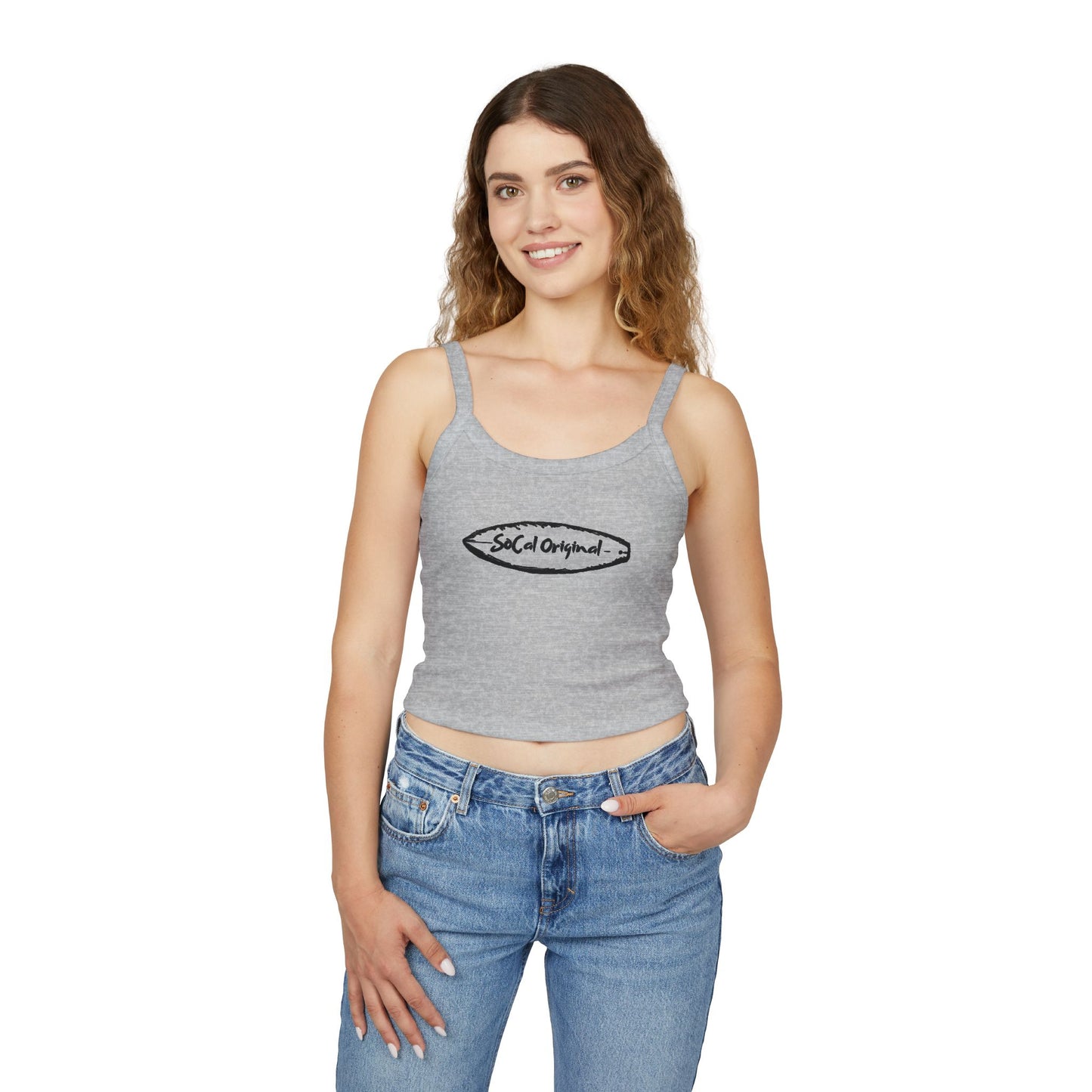 SoCal Original Surfboard Logo Women's Spaghetti Strap Tank Top