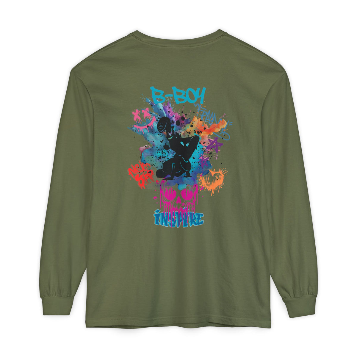 SoCal Original B-Boy Unisex Garment-dyed Long Sleeve T-Shirt
