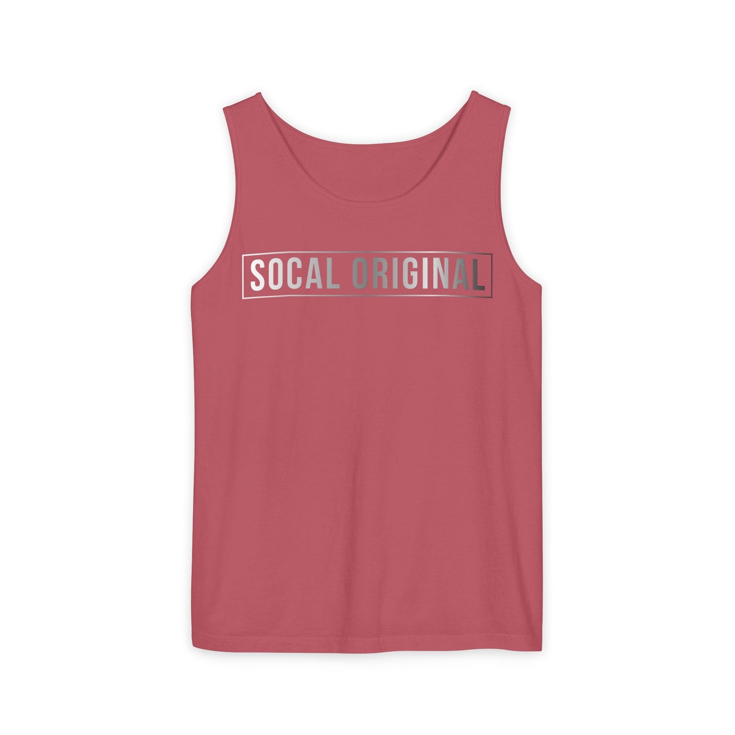 SoCal Original Metal Logo Unisex Garment-Dyed Tank Top