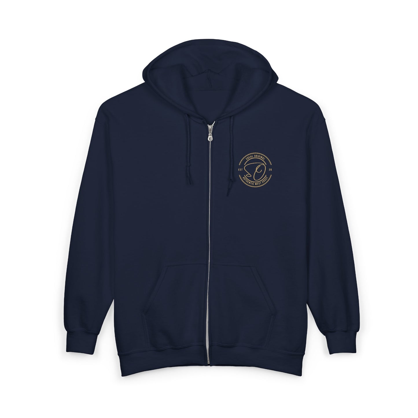 SoCal Original Est California Unisex Heavy Blend™ Full Zip Hooded Sweatshirt