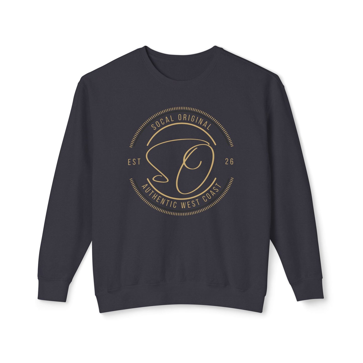 SoCal Original Badge Unisex Lightweight Crewneck Sweatshirt