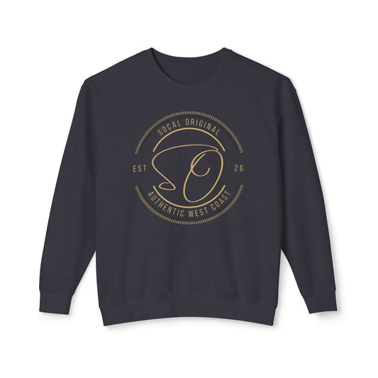 SoCal Original Badge Unisex Lightweight Crewneck Sweatshirt