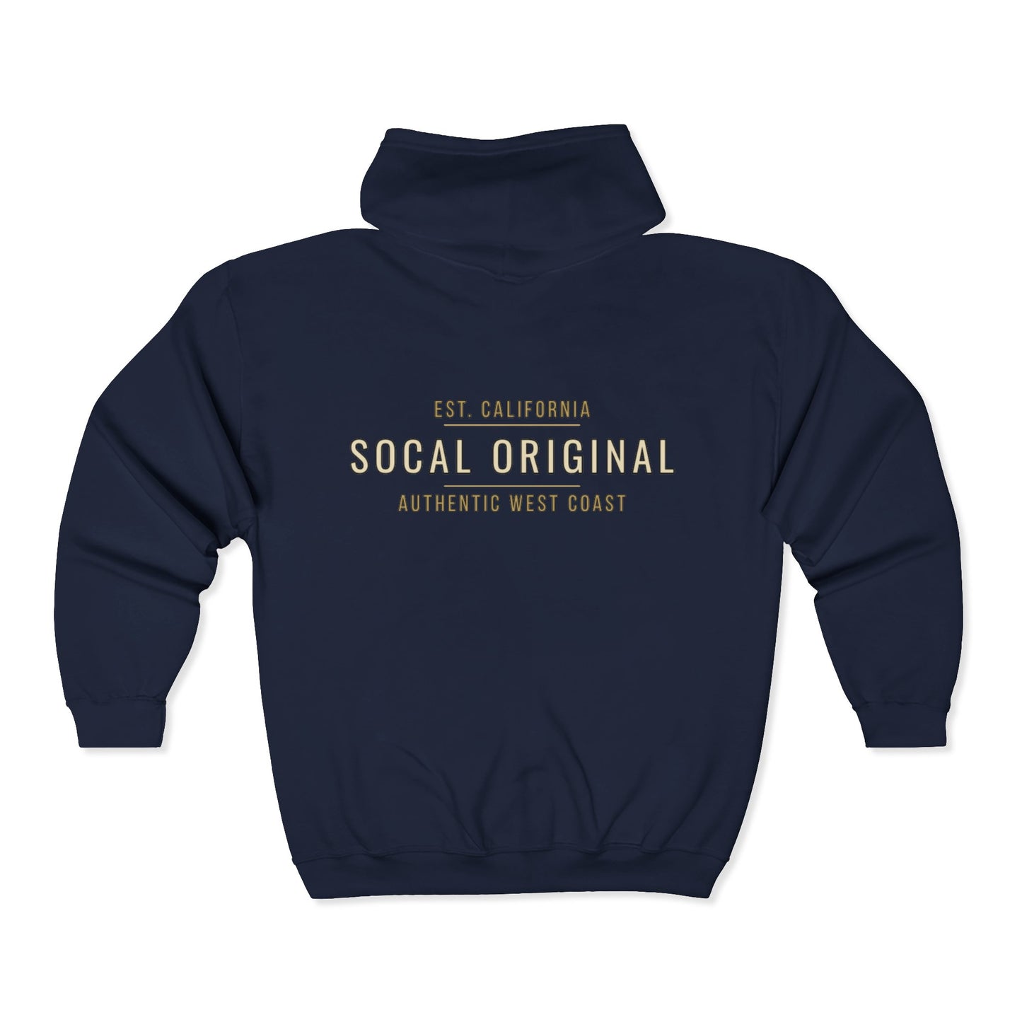 SoCal Original Est California Unisex Heavy Blend™ Full Zip Hooded Sweatshirt