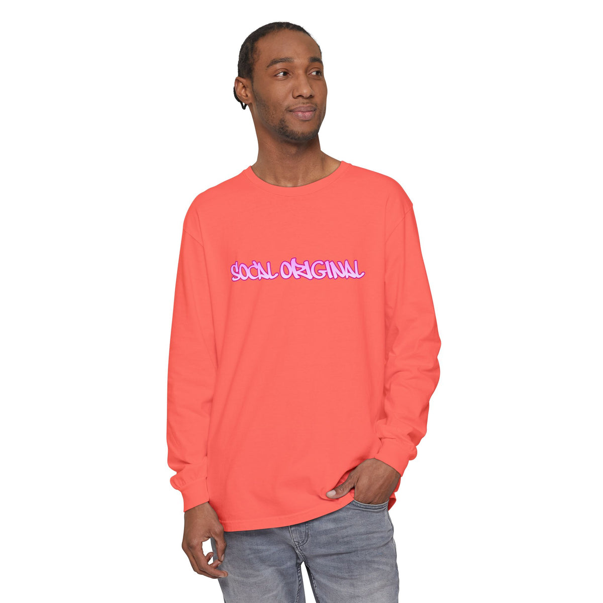 SoCal Original B-Boy Unisex Garment-dyed Long Sleeve T-Shirt