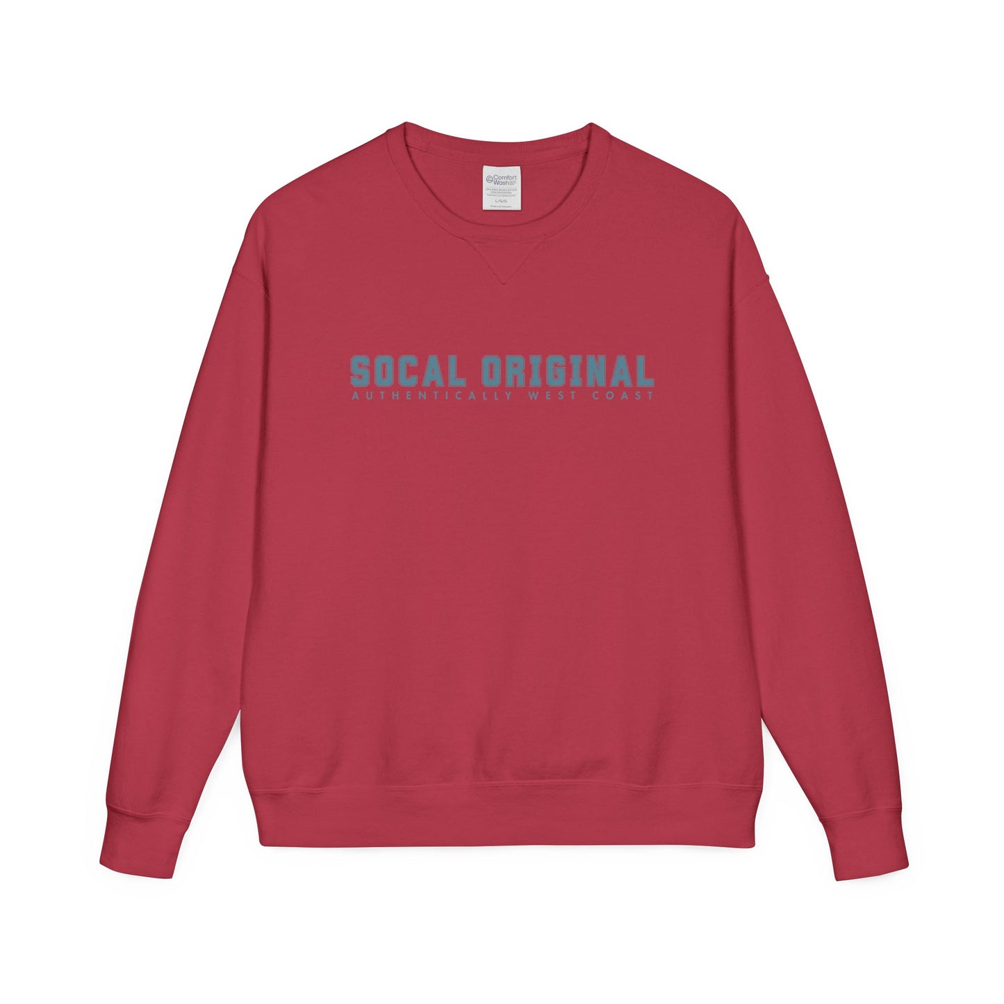 SoCal Original Collegiate Logo Unisex ComfortWash® Garment Dyed Crewneck Sweatshirt