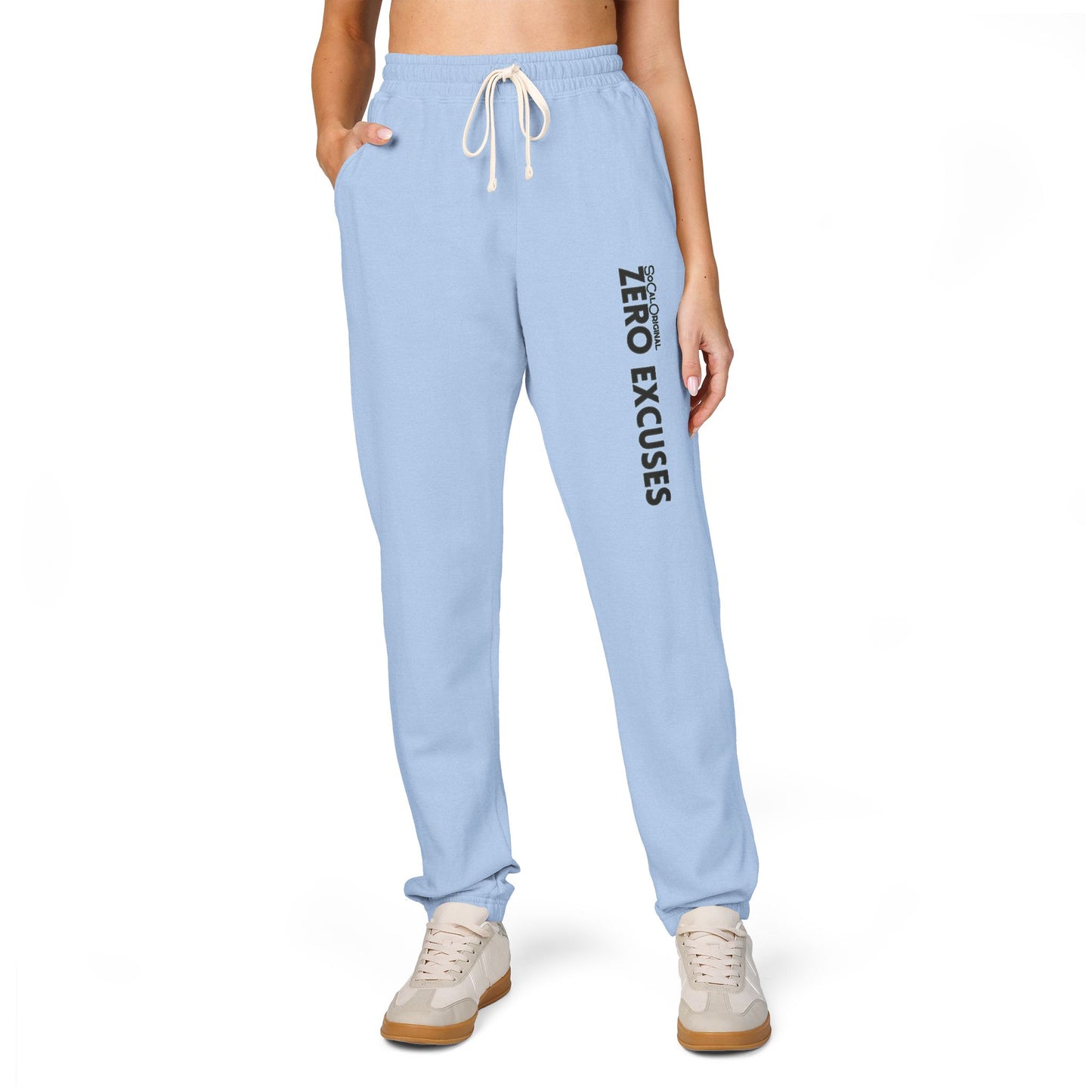 Zero Excuses Unisex Garment-Dyed Fleece Sweatpants