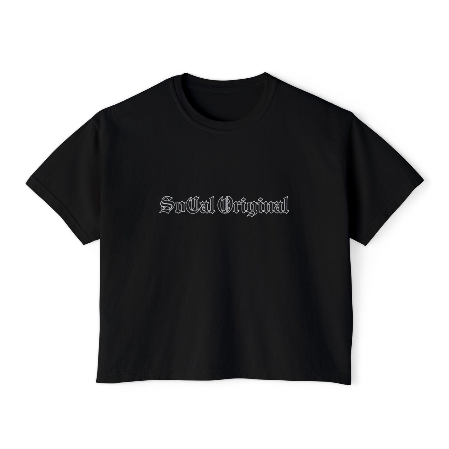 SoCal Original Old English Women's Boxy Tee