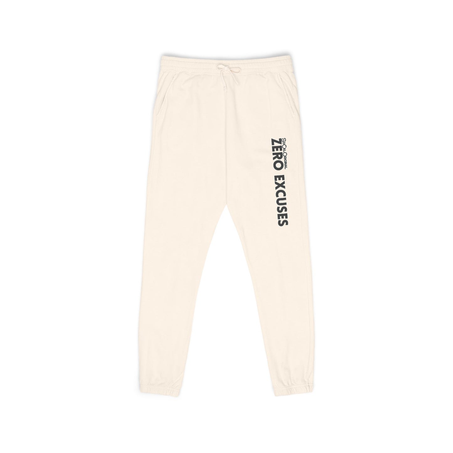 Zero Excuses Unisex Garment-Dyed Fleece Sweatpants