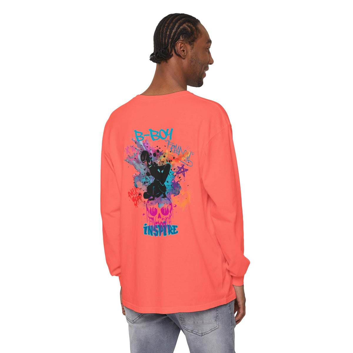 SoCal Original B-Boy Unisex Garment-dyed Long Sleeve T-Shirt