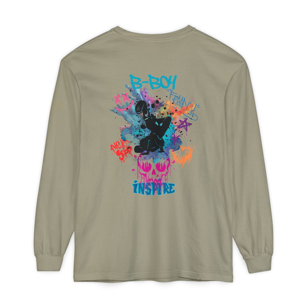 SoCal Original B-Boy Unisex Garment-dyed Long Sleeve T-Shirt