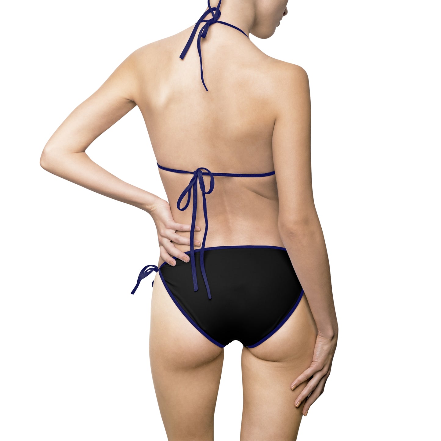 Retro Hibiscus Women's Bikini Swimsuit (AOP)