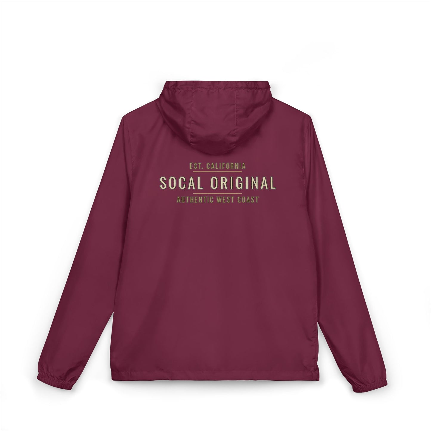 SoCal Original EST. Windbreaker Unisex Full-Zip Windbreaker Jacket