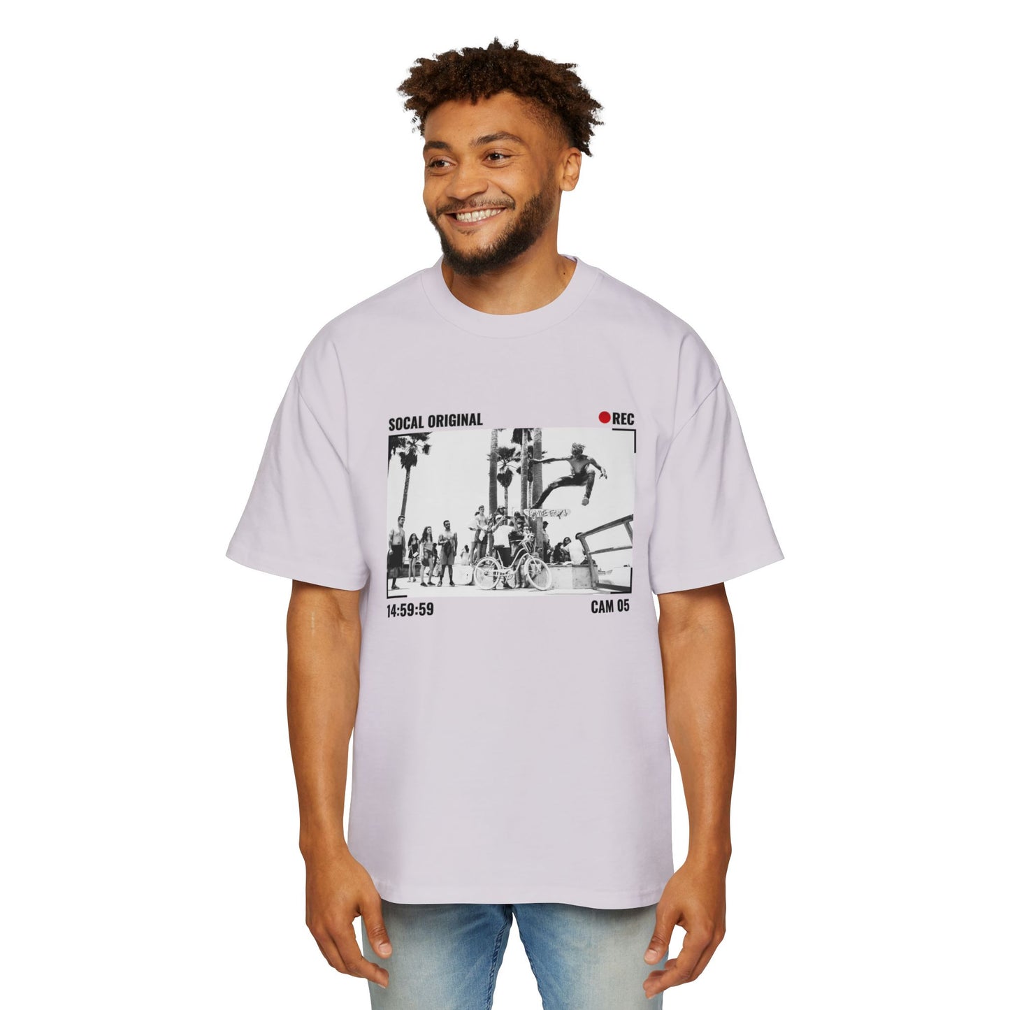 Venice Beach CAM 05 Skate Men's Heavy Oversized Tee