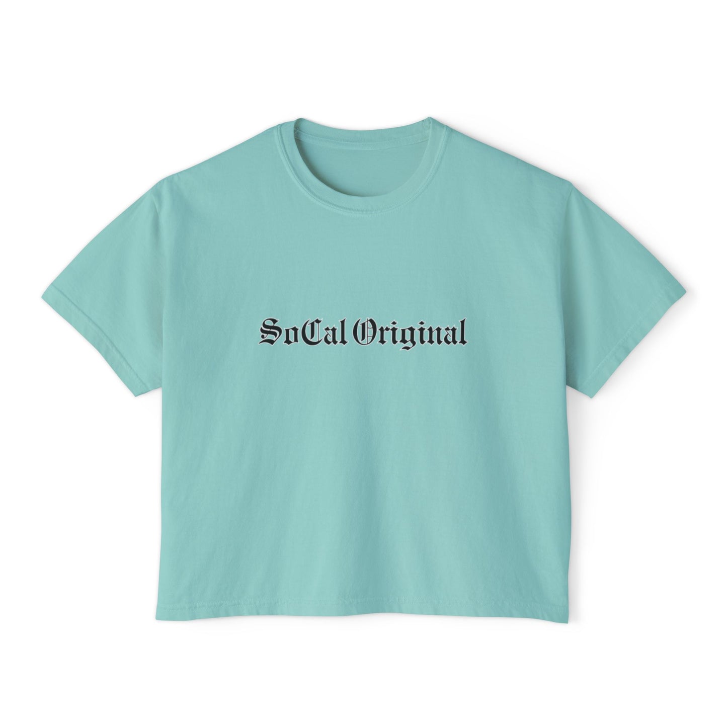 SoCal Original Old English Women's Boxy Tee