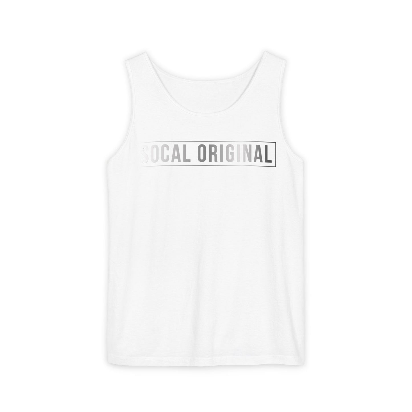 SoCal Original Metal Logo Unisex Garment-Dyed Tank Top