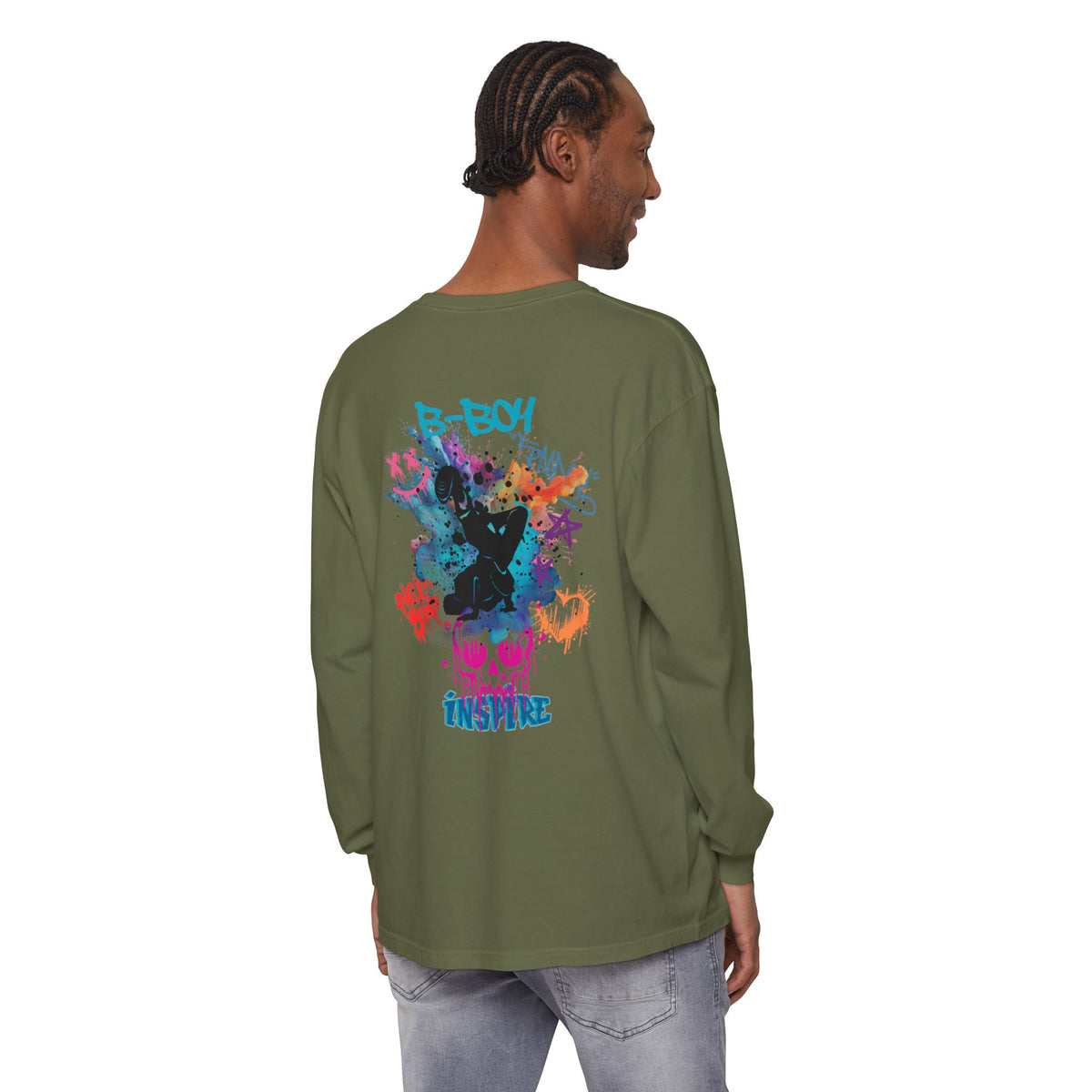 SoCal Original B-Boy Unisex Garment-dyed Long Sleeve T-Shirt