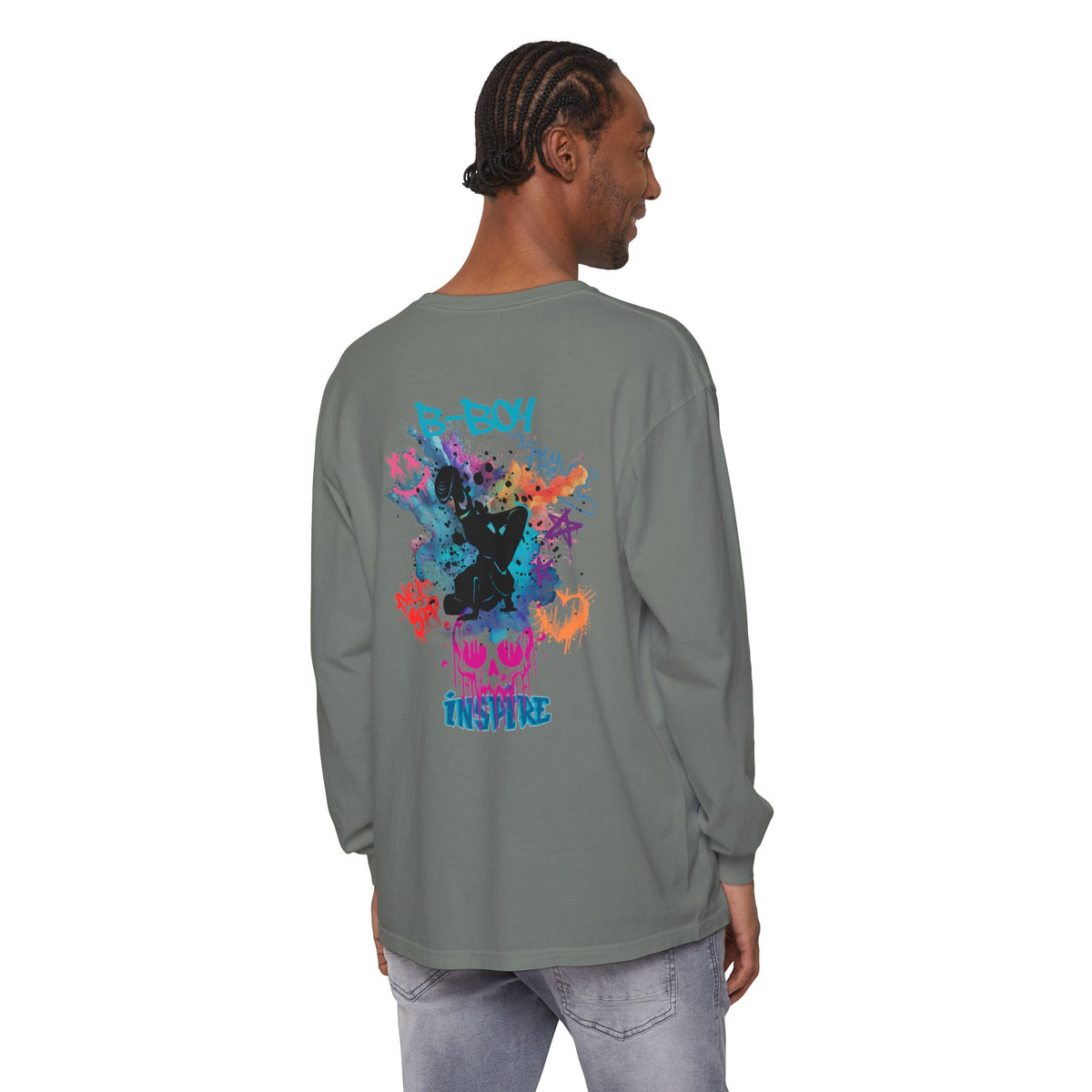 SoCal Original B-Boy Unisex Garment-dyed Long Sleeve T-Shirt
