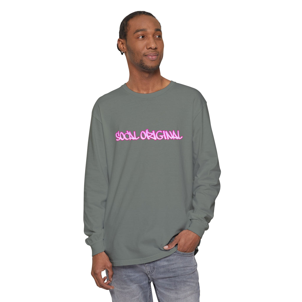 SoCal Original B-Boy Unisex Garment-dyed Long Sleeve T-Shirt