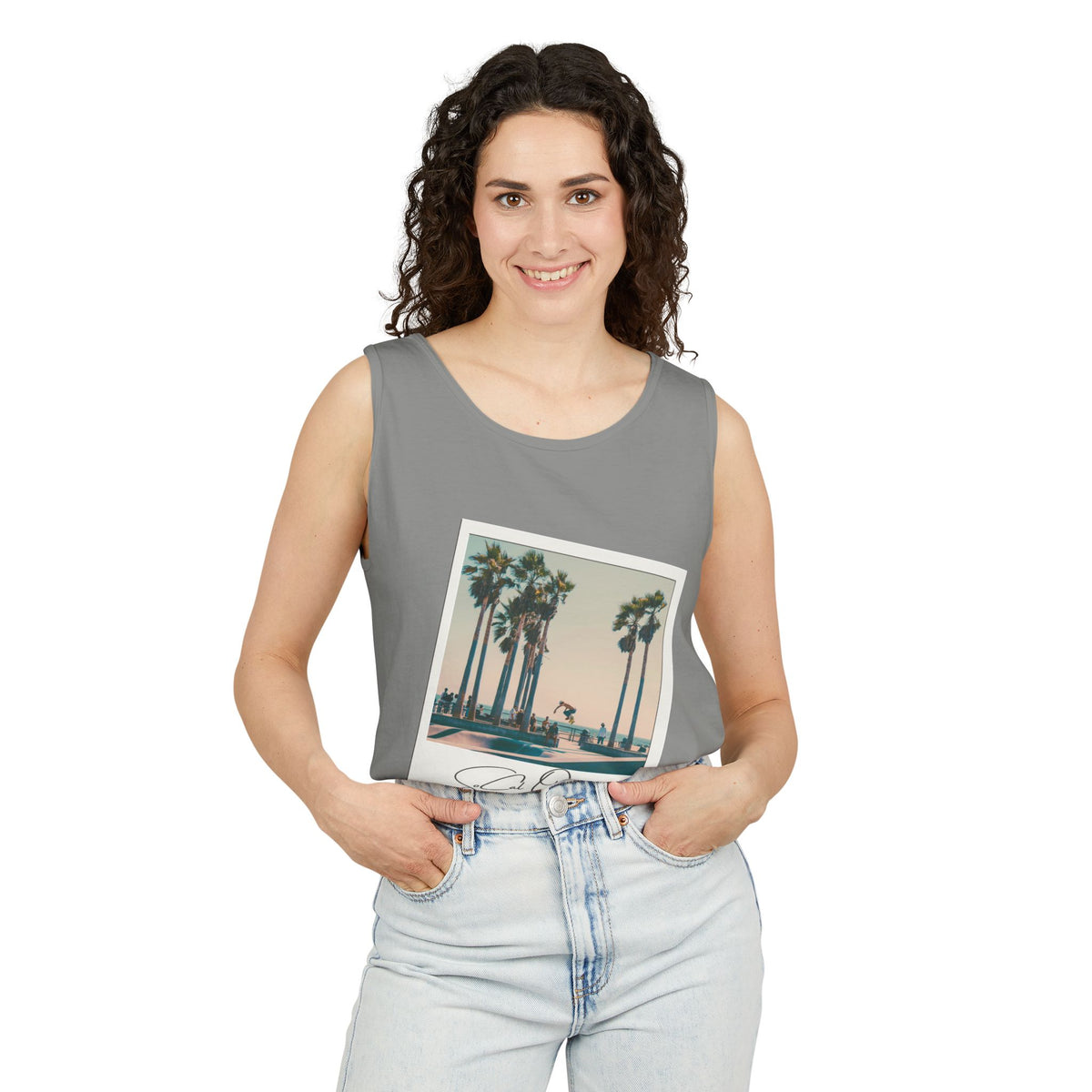 SoCal Original 98 Polaroid Unisex Garment-Dyed Tank Top