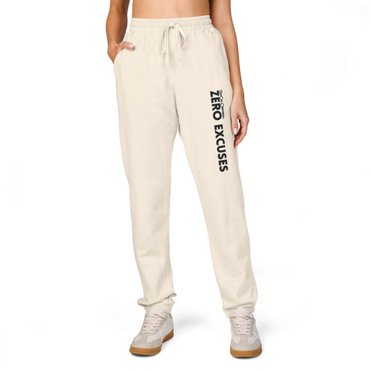 Zero Excuses Unisex Garment-Dyed Fleece Sweatpants