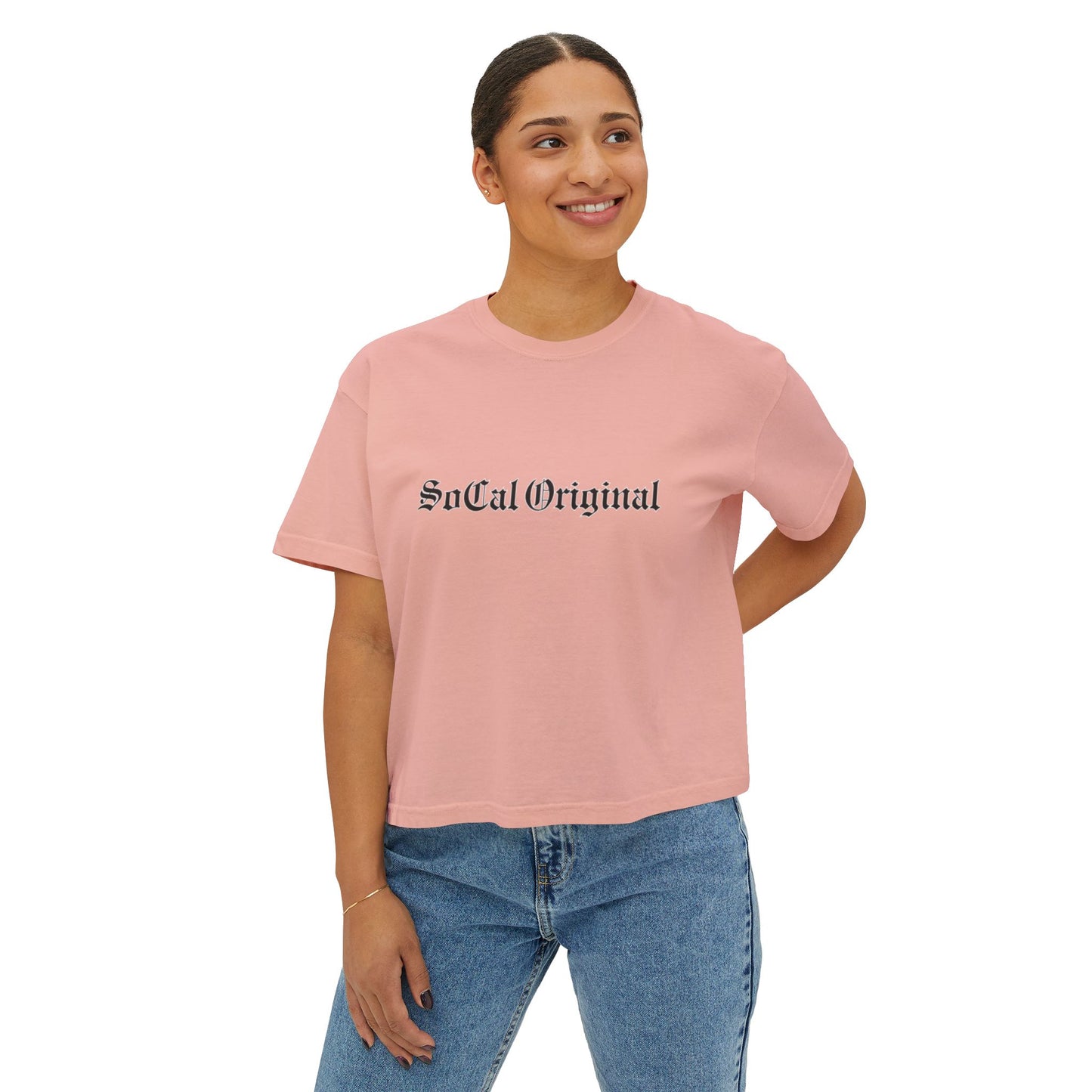 SoCal Original Old English Women's Boxy Tee