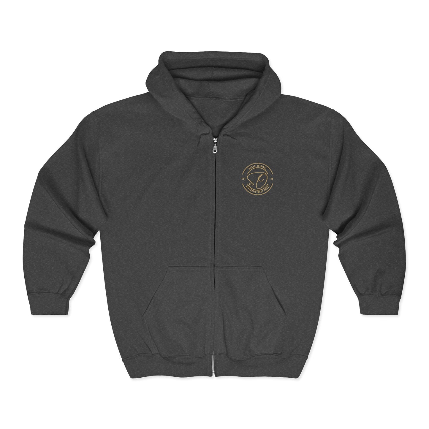 SoCal Original Est California Unisex Heavy Blend™ Full Zip Hooded Sweatshirt