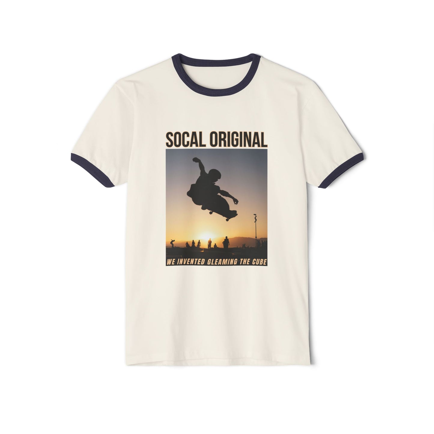 Gleaming the Cube Unisex Cotton Ringer T-Shirt