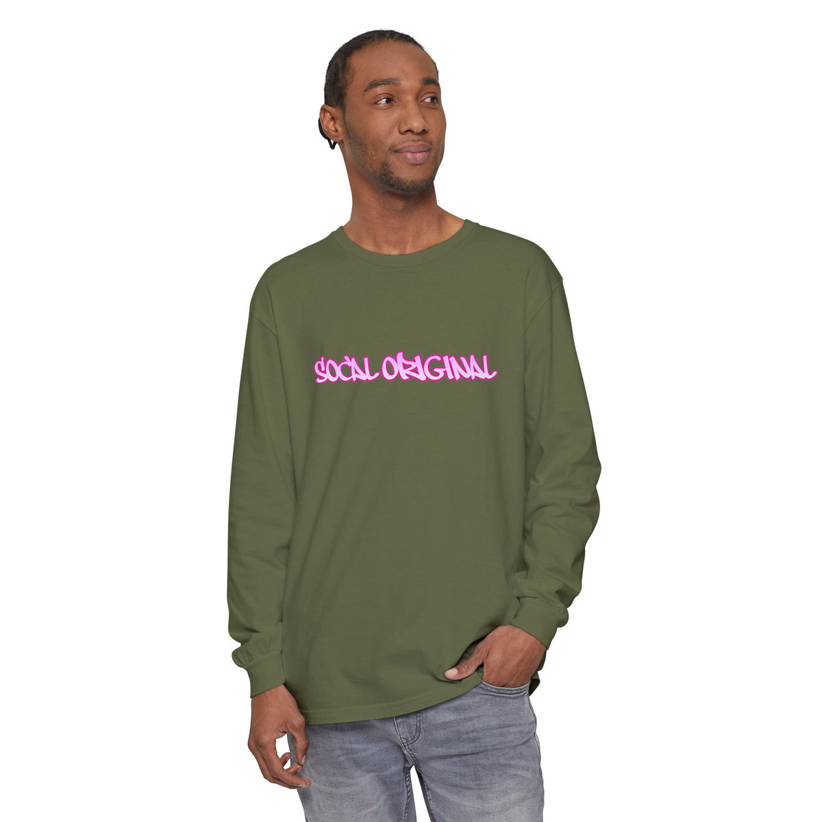 SoCal Original B-Boy Unisex Garment-dyed Long Sleeve T-Shirt