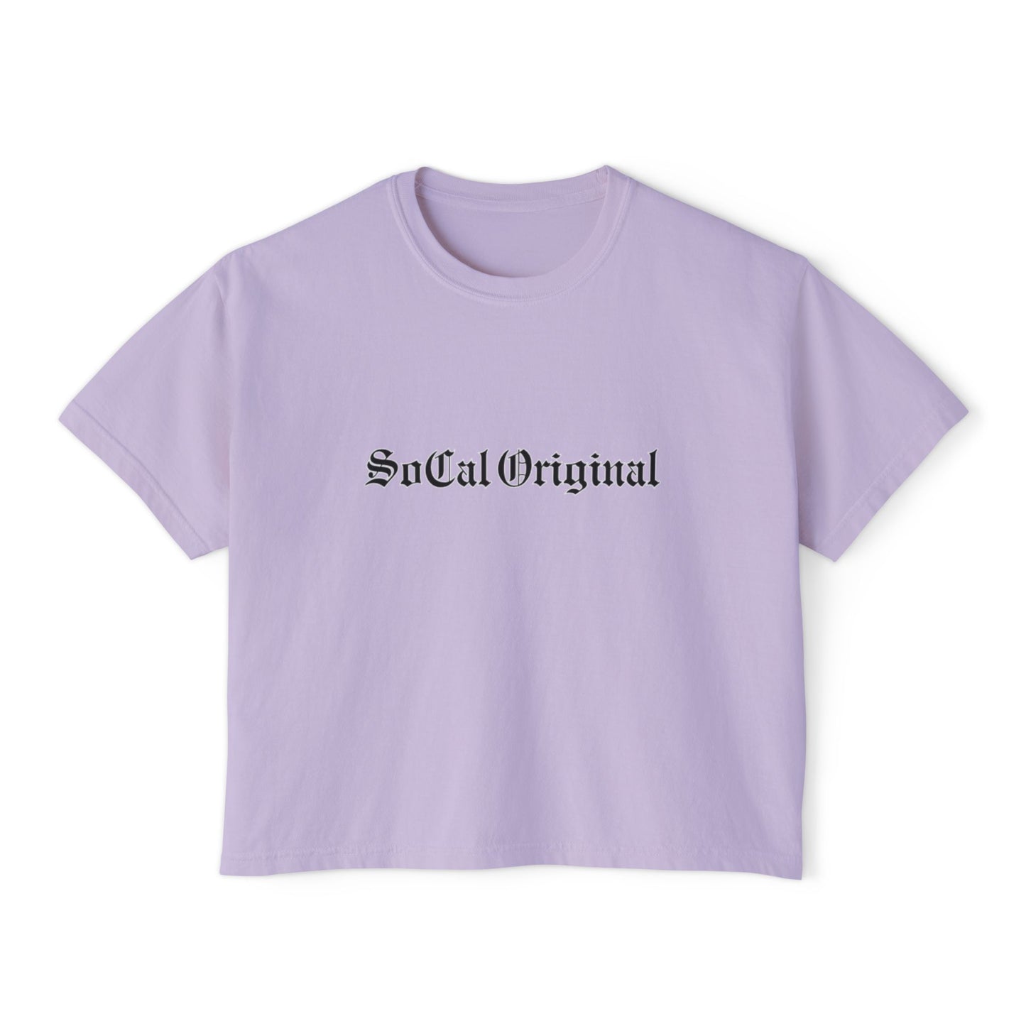 SoCal Original Old English Women's Boxy Tee