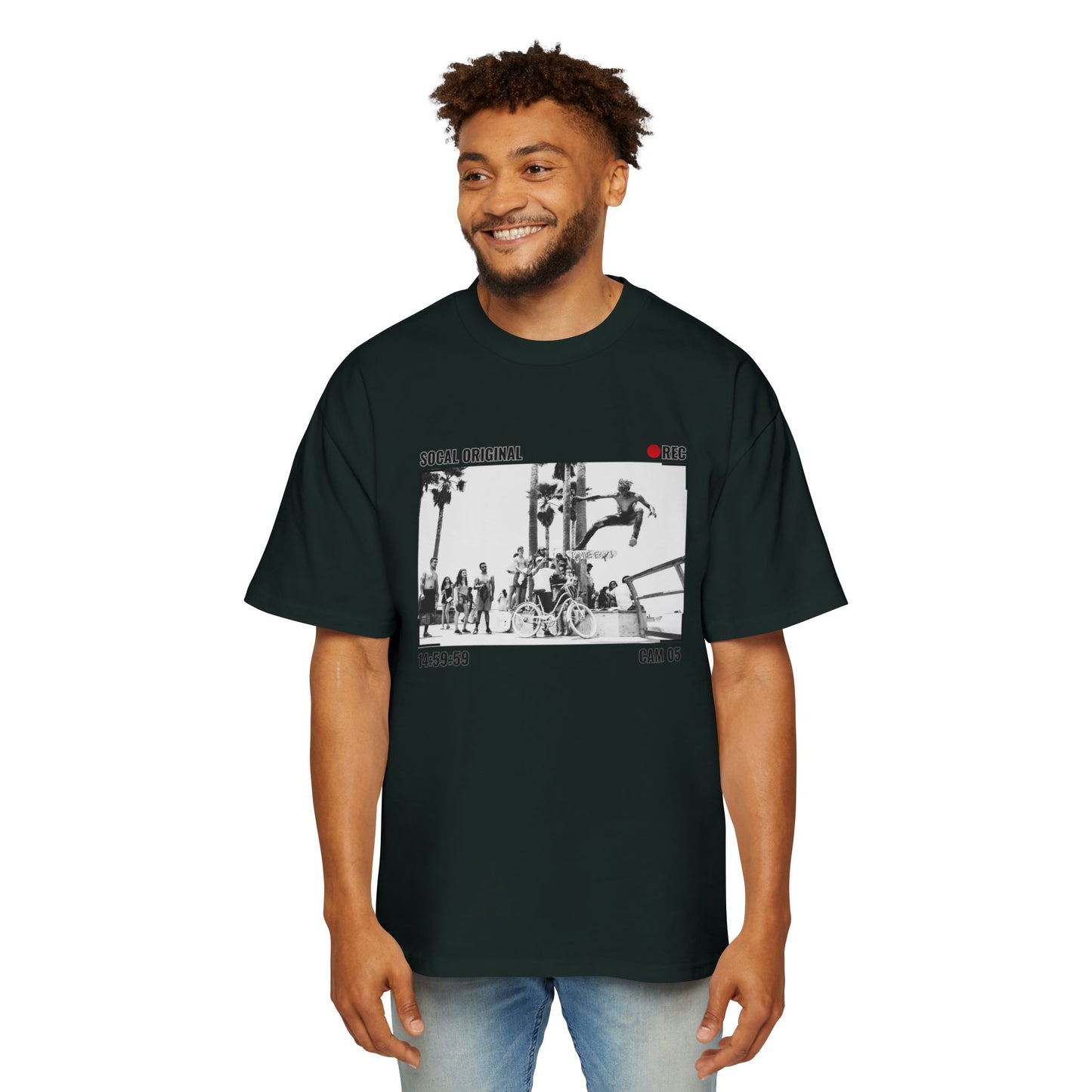 Venice Beach CAM 05 Skate Men's Heavy Oversized Tee