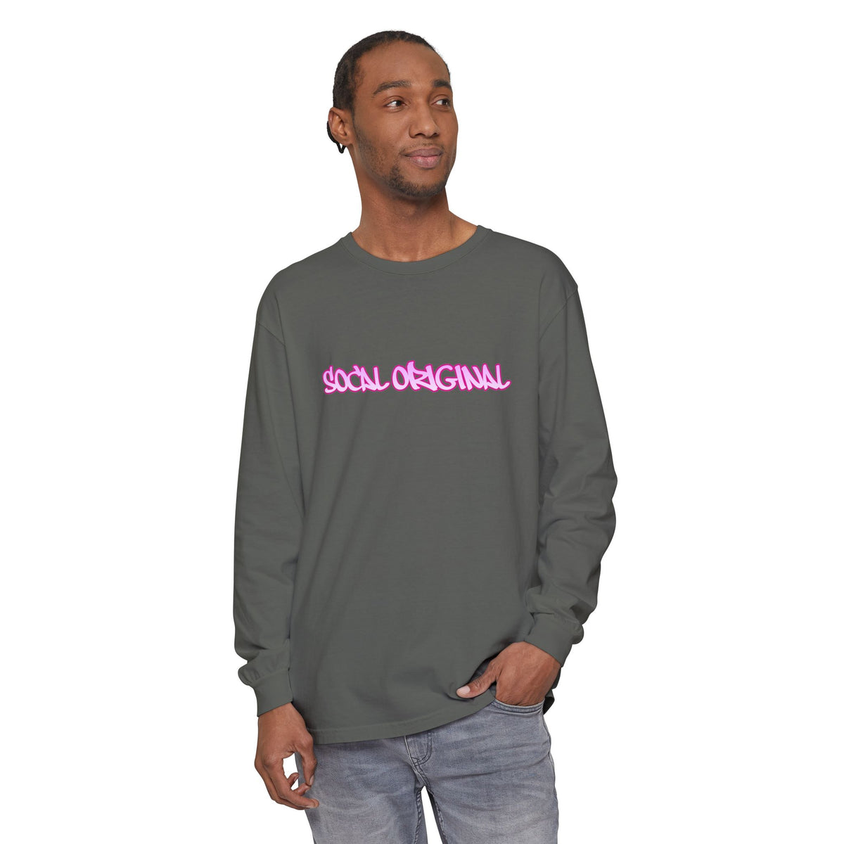 SoCal Original B-Boy Unisex Garment-dyed Long Sleeve T-Shirt