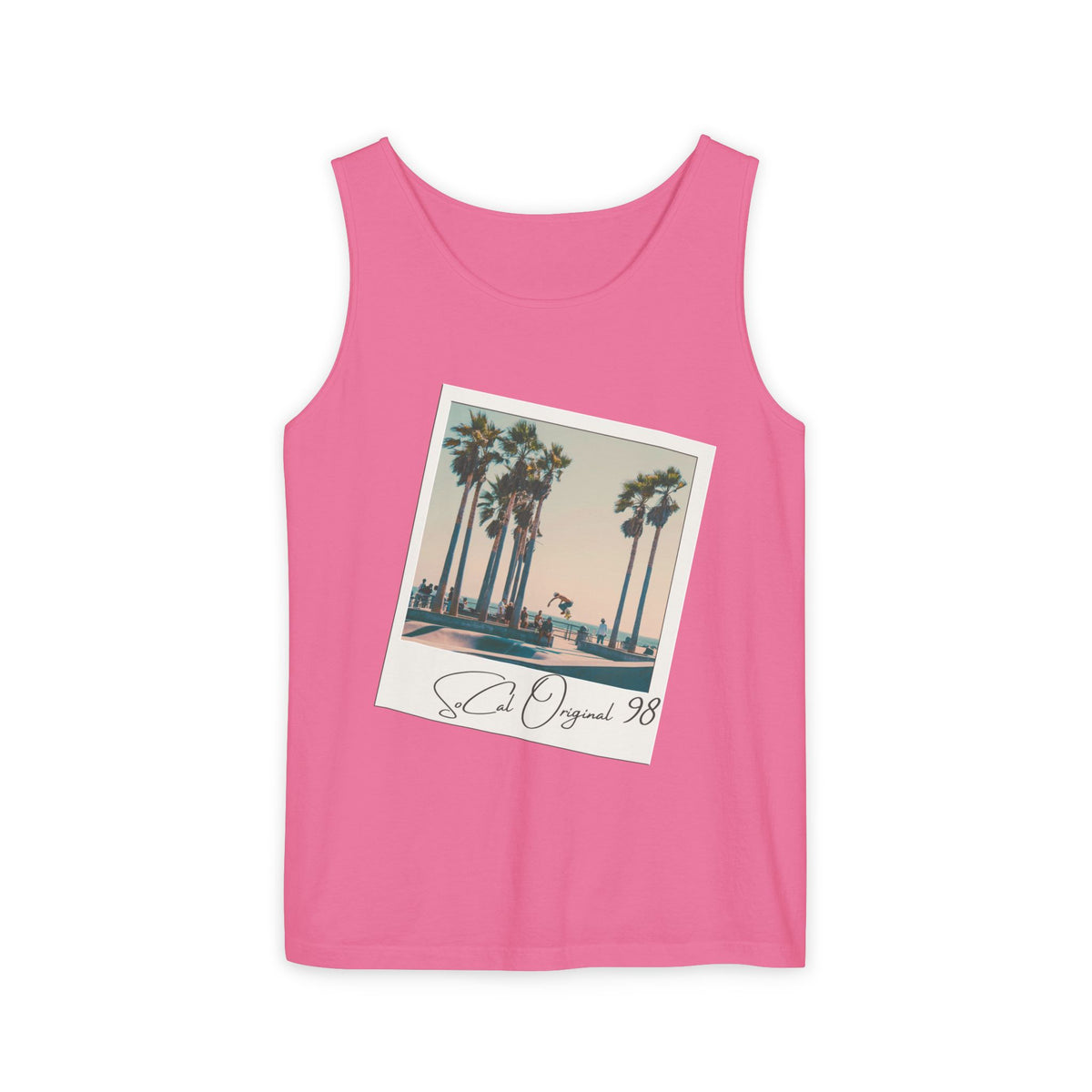SoCal Original 98 Polaroid Unisex Garment-Dyed Tank Top