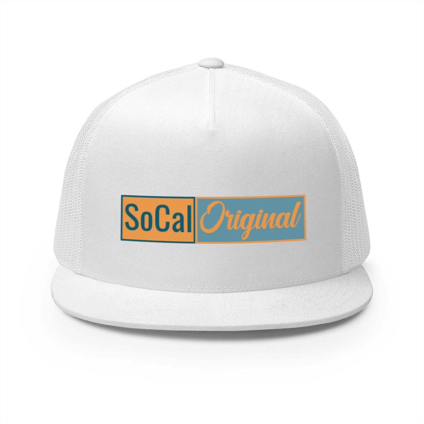 SoCal Original Color Block 5 Panel Trucker Cap